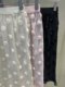 Korea Dongda sweet and atmospheric three-dimensional flower embellishment skirt curtain Korean perspective mesh ruffled straight-tube layered skirt