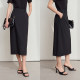 Amii2025 summer new high-zhisensor commuting style elegant rear slit straight skirt skirt women's midi skirt