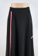 New!Falun INA Asymmetric contrasting color striped color block college style women's spring and autumn big hem skirt long skirt FRBS6615
