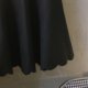 
Spot special offer! Korea Dongdaemun on-ni wavy black zipper versatile skirt short skirt umbrella skirt