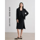 Yi Xiangliying black strap dress for women 2025 spring dress new design asymmetric waist-hugging little black skirt
