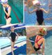Yingfa children's swimsuit quick-drying anti-chlorine professional training for girls big children one-piece triangle competition racing sports swimsuit

