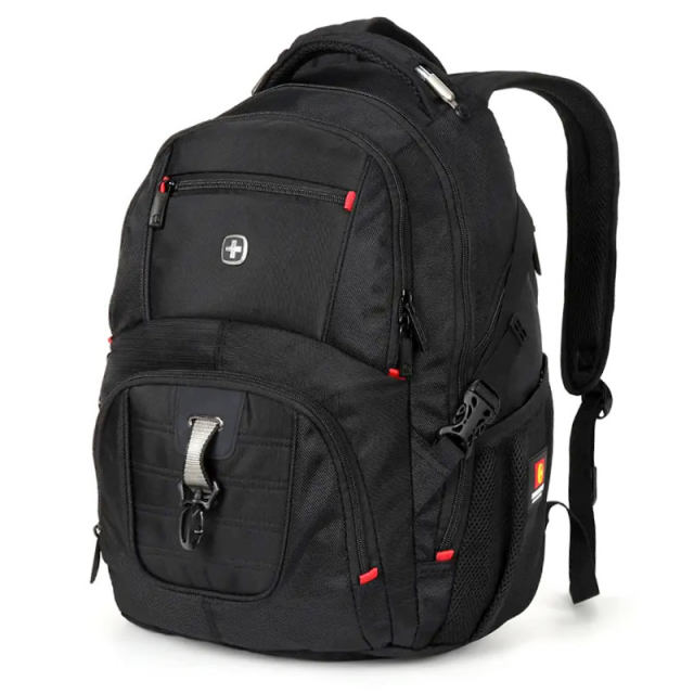 Suissewin shoulder bag business large capacity travel backpack men's computer bag leisure student school bag women's fashion