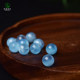 Aquamarine scattered pearls East China Sea crystal agate chalcedony jade blue gem jade bracelet string DIY treasure pot single beads