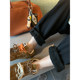 NAZ's large size autumn and winter new high -waisted laziness, loose, lean leisure pants fat mm retro straight pants
