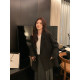 NAZ's large-size spring new niche design feel loose mid-length casual and fashionable fat mm blazer
