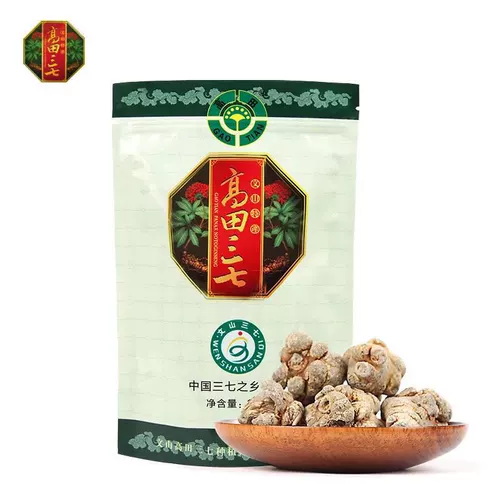 Takada Sanqi Yunnan Wenshan Chunsun Sanqi Genpin Genuine 26 голов можно использовать для игры в ультра -пожизненный три семи порошка 250G