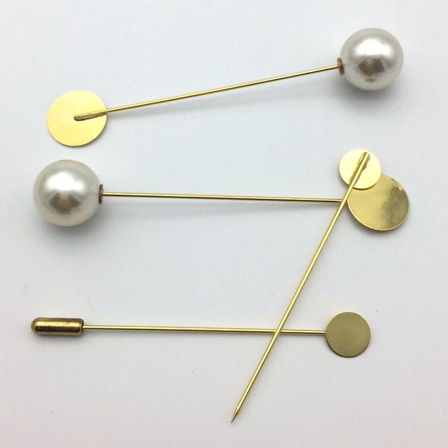 9-character needle, 1-character pin, network plate, copper accessories, handmade brooch, corsage, long pin, flower holder, fabric plug, cap