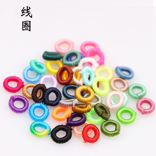 6mm colorful coil DIY hand-woven garland loop winding wire for bracelet lanyard partition ring partition bead accessories