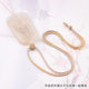 Peach Blossom Knot Necklace Rope Segment Dyeing Neck Rope Diy Gold Jade Pendant Hanging Rope Peaceful Buckle Jade Pendant Neck Rope