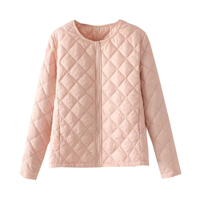 New autumn and winter clothing for middle-aged mothers, fashionable and light down cotton coats, which can be worn with large size loose cotton jackets