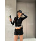 Sports skirt for women in spring American hot girls anti-exposure low waist short slit slim A-line suit hip skirt