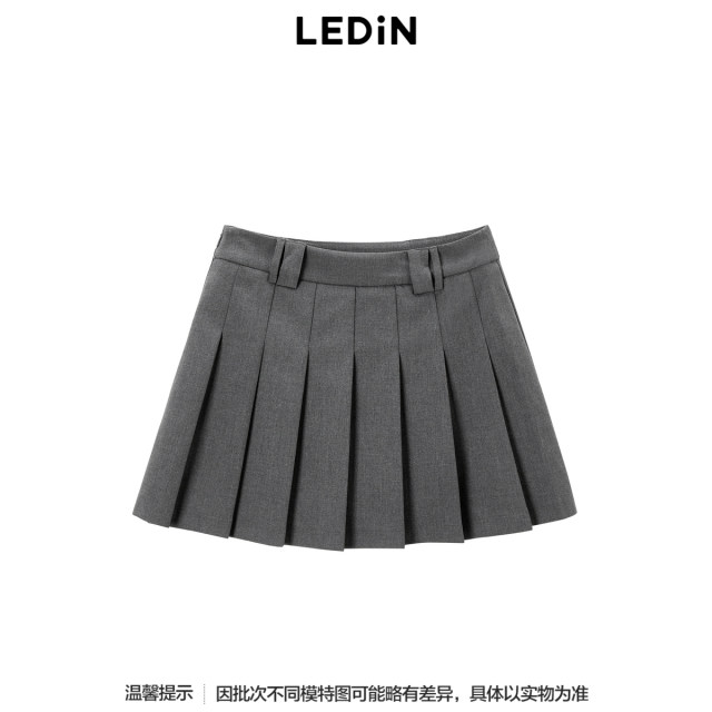 Lechang College Feng pleated skirt women autumn and winter new suit skirt C1Gee3132
