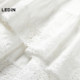 Lecho irregular hollow lace skirt summer new white skirt C1GEF2216
