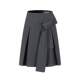 Three Quarters 24 Autumn and Winter A-line wool high waist pleated skirt Yintai Department Store boutique 301355