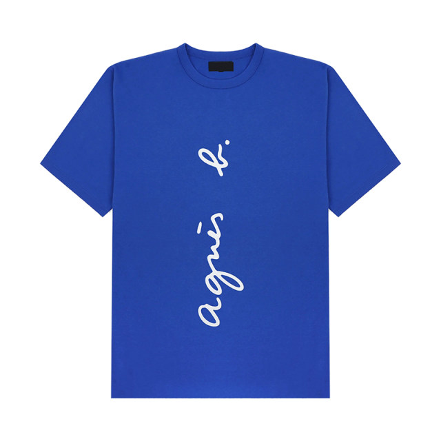 AB classic letter logo printing heavy cotton T -shirt women large size round neck casual simple neutral shirt summer tee