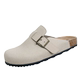 Thick bottom Bolken shoes half dragging round -headed slippers A soft bottom anti -sliding retro women's shoe bag head dragging foreign trade tide
