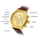 Hipine/Sipney Gold Watch 999 Pure Golden Men and Women Watch Three Eyes Time Term Gold Watches Ji Ying Couple Watch
