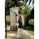 Wann Dreamy Gauze Skirt Embroidered lace fishtail skirt Women's summer 2024 new high-waisted temperament mesh long skirt