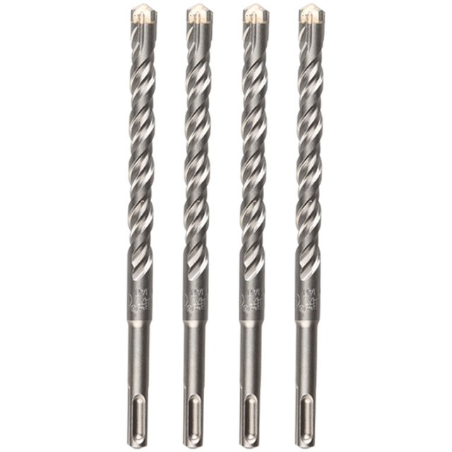 Extend the impact of the cross drill bulls electric hammer drilling concrete through the wall handle square handle and electric hammer head cross the wall to turn the four pits drill