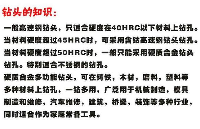 Tungsten carbide drill bit twist drill stainless steel steel spring steel angle cast iron special metal twist drill bit