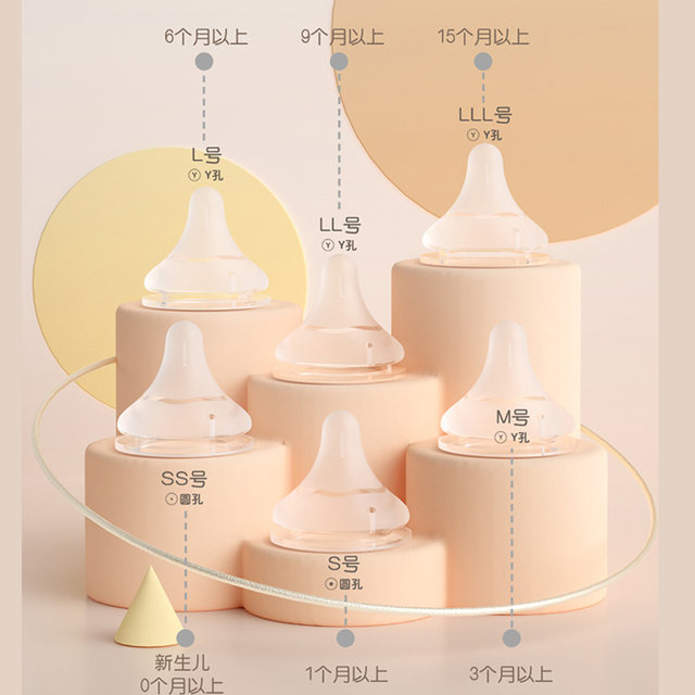 Pigeon's natural and realistic 3rd generation newborn baby wide-caliber silicone pacifier official flagship store