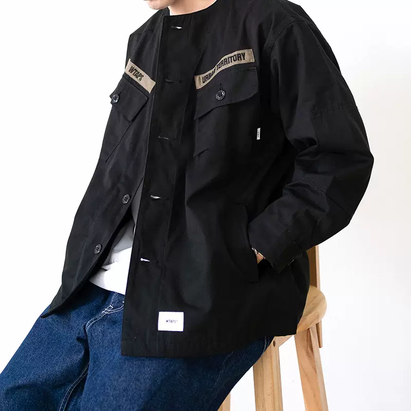WTAPS SCOUT LS COTTON WEATHER 20AW 黒Ｓ | nate-hospital.com