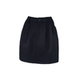 Flower bud skirt women's 2025 summer large-size black skirt suit skirt covering belly and making it look slim pocket skirt A-shaped short skirt