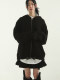 Korean generation 23F/W damage golgi knit hood zip-up (unisex) hole knit hoodie