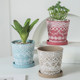 Totem elements retro red clay flowerpots are breathable, water-absorbent, plain-fired flowers and green garden decoration coarse porcelain special price