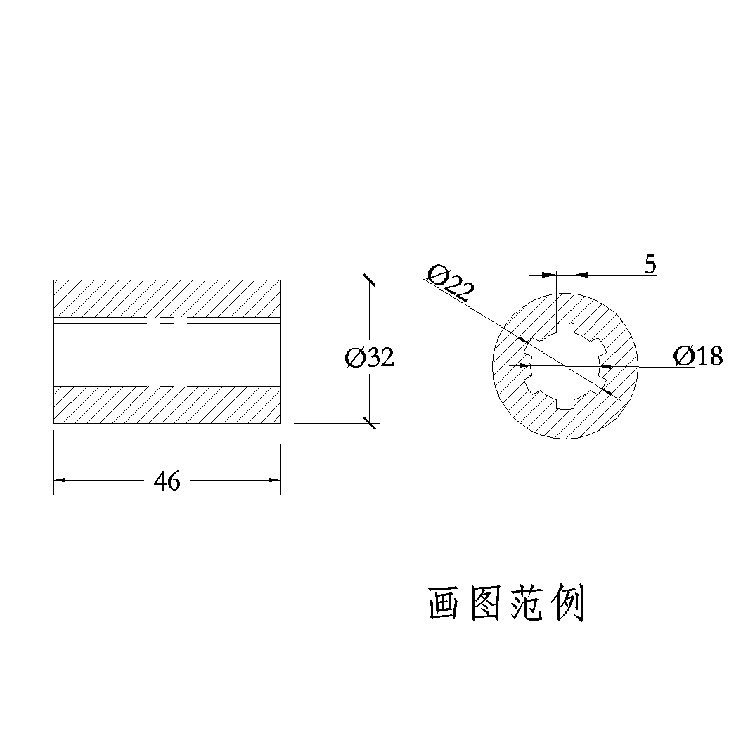 Spot factory direct sales spline set with outer diameter 14 15 16 20 22 25 28 30 32 34 to 72 shaft