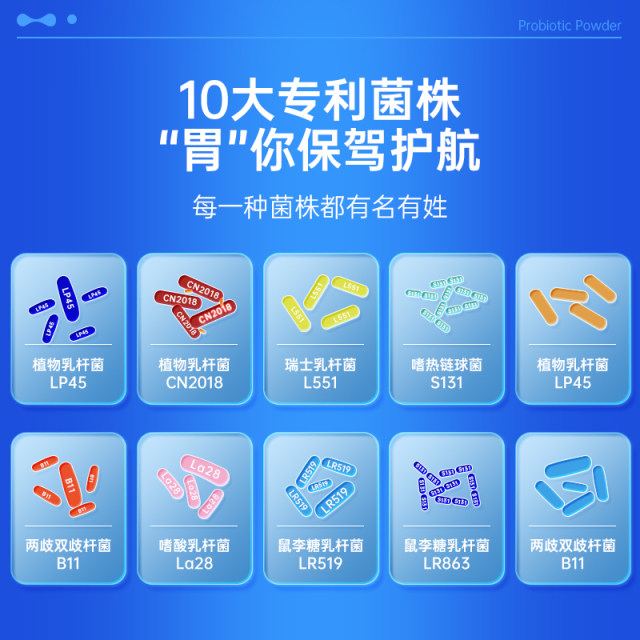 Jiuzhitang probiotic powder adult prebiotic children genuine gastrointestinal female intestinal digestive activity freeze-dried powder