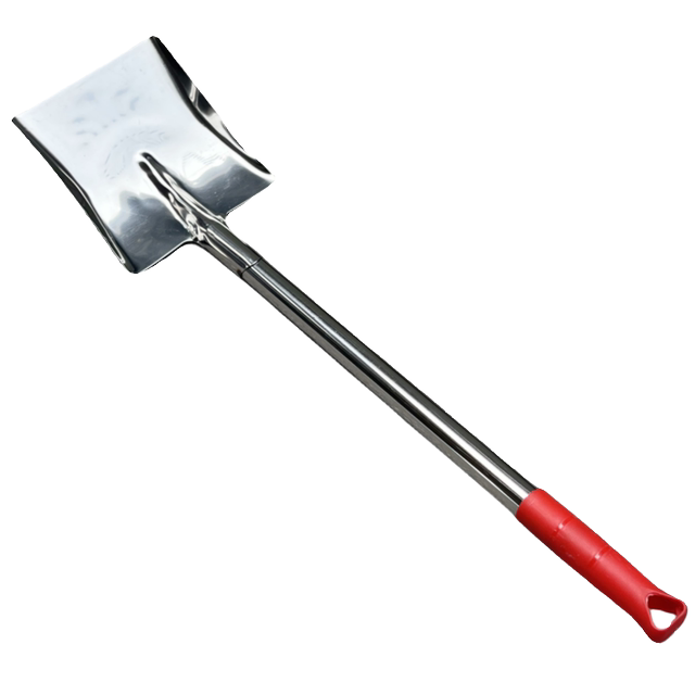 Stainless steel gardening shovel thickened iron tincture coal ash shovel fire shovel agricultural long -handed pet cat shit
