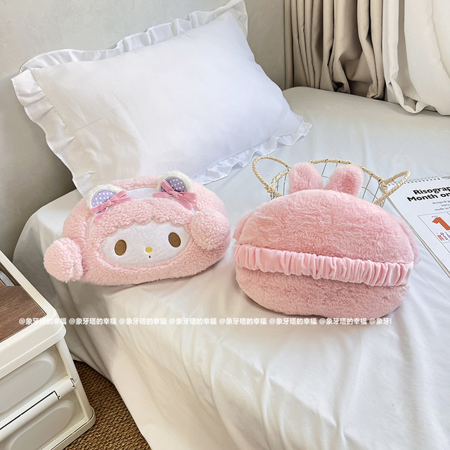 Girly Heart Cute Princess Bunny Lamb Car Seat Headrest Neck Pillow Back Pillow Lumbar Car Interior Supplies
