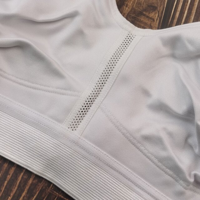 
75D80C85CD Foreign Trade Large Size Ultra-Thin Sports Bra Wide Shoulder Strap Full Cup White Wireless Wire Large Breast Underwear
