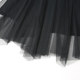 Vankai Half skirt 2024 Winter elegant temperament mesh pleated double -layer loose waist skirt autumn and winter French skirt