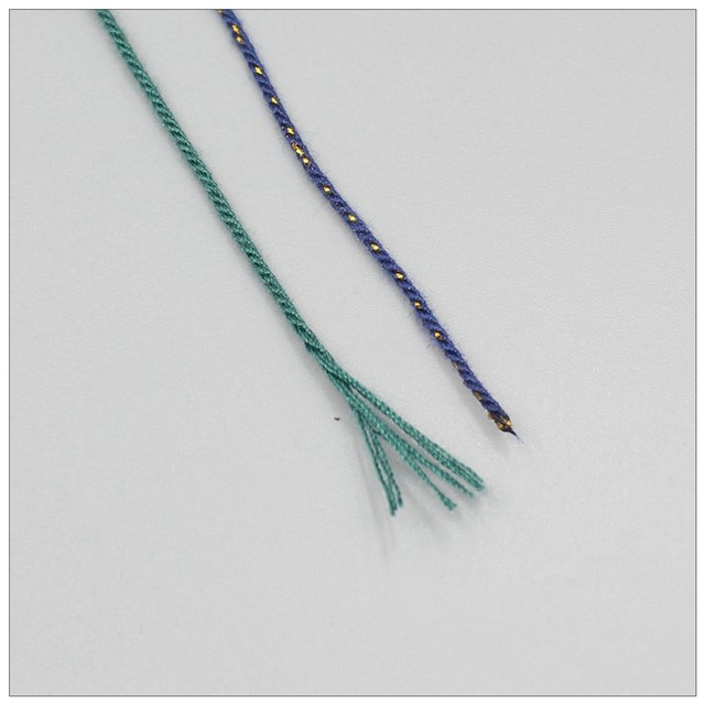 0.8mm hand-rubbing cotton thread (added gold) bracelet tassel cotton rope non-elastic fine cotton rope wrapping rope beaded rope