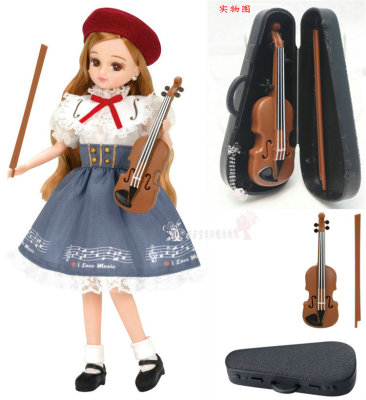 taobao agent Doll, family props, violin, guitar, microphone, telescope