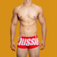 Men's swimming trunks, low waist sexy and fashionable boxer swim trunks, triangle spa beach letters, Australian trendy shorts, internet celebrity