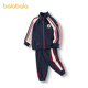Balabala children's clothing, children's long-sleeved suits, girls and babies autumn clothes, 2025 new boys' campus sportswear trend