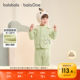 
Balabala children's home clothing set for boys and girls 2025 winter new half-length velvet