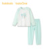 Balabala children's pajamas set for girls' home clothes baby 2025 spring and autumn new style boys' pure cotton air conditioning suit