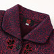 Grandma autumn coat middle-aged and elderly female mother lapel wool top autumn and winter style wife plus velvet thick clothes