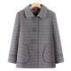 Mom autumn lapel coat middle-aged and elderly women's clothes old lady clothes 60 years old 70 grandma spring and autumn casual top