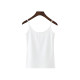 Pure color small suspender vest, female fine shoulder slimness, thin and versatile 1-2 pieces of summer women's student top bottom shirt
