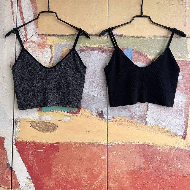 Not participating (round neck style) Multi-color simple and beautiful back camisole that can be worn outside and built in one piece