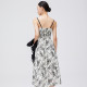 The same summer French floral suspender dress for Manobifei Shopping Mall, women's high-end sense MFAL124300
