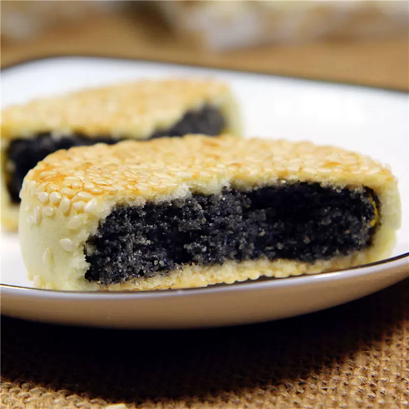 現做手工黑芝麻餅浙江傳統老式糕點衢州特產農家胡麻餅素食 現做手工黑芝麻餅浙江傳統老式糕點衢州特產農家胡麻餅素食