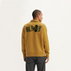 Levi's skateboard series autumn and winter men's American retro casual simple commuting velvet round neck sweatshirt