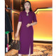 Mantimisi large-size women's fat MM large-size flesh-covering and slimming and age-reducing dress 2025 summer wear new Chinese style